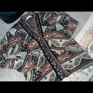 Vintage hipster jacket cardigan warm sweater